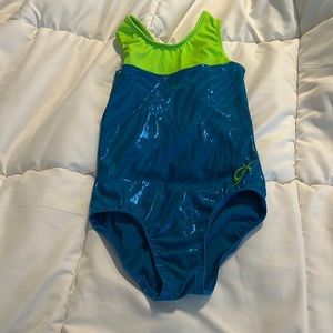 GK gymnastics Leo size small youth. Worn around size 6t.